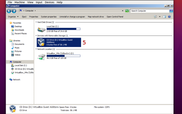 Configure Windows in Virtualbox Image